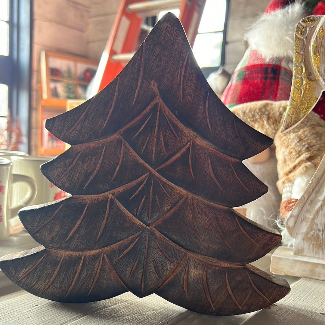 Wood carved treee