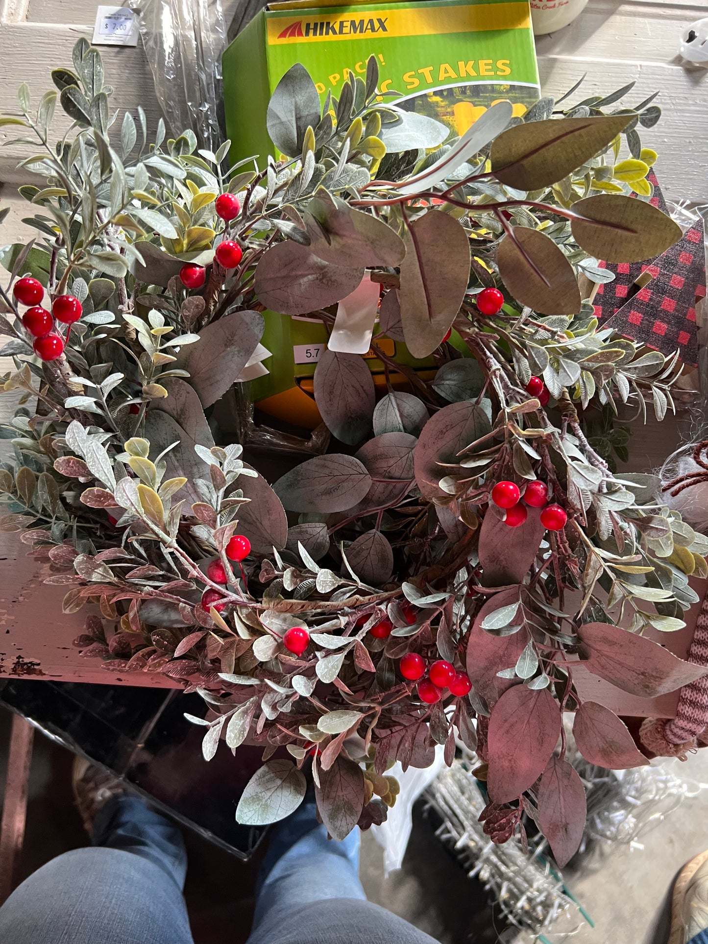 Eucalyptus and Berry Wreath