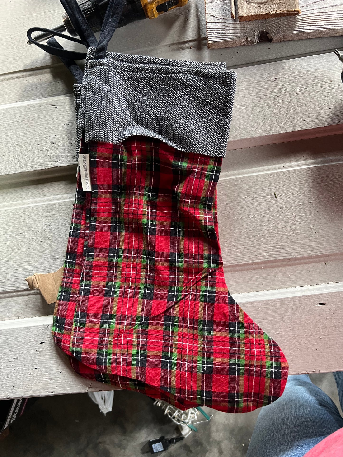Plaid Tartan stocking