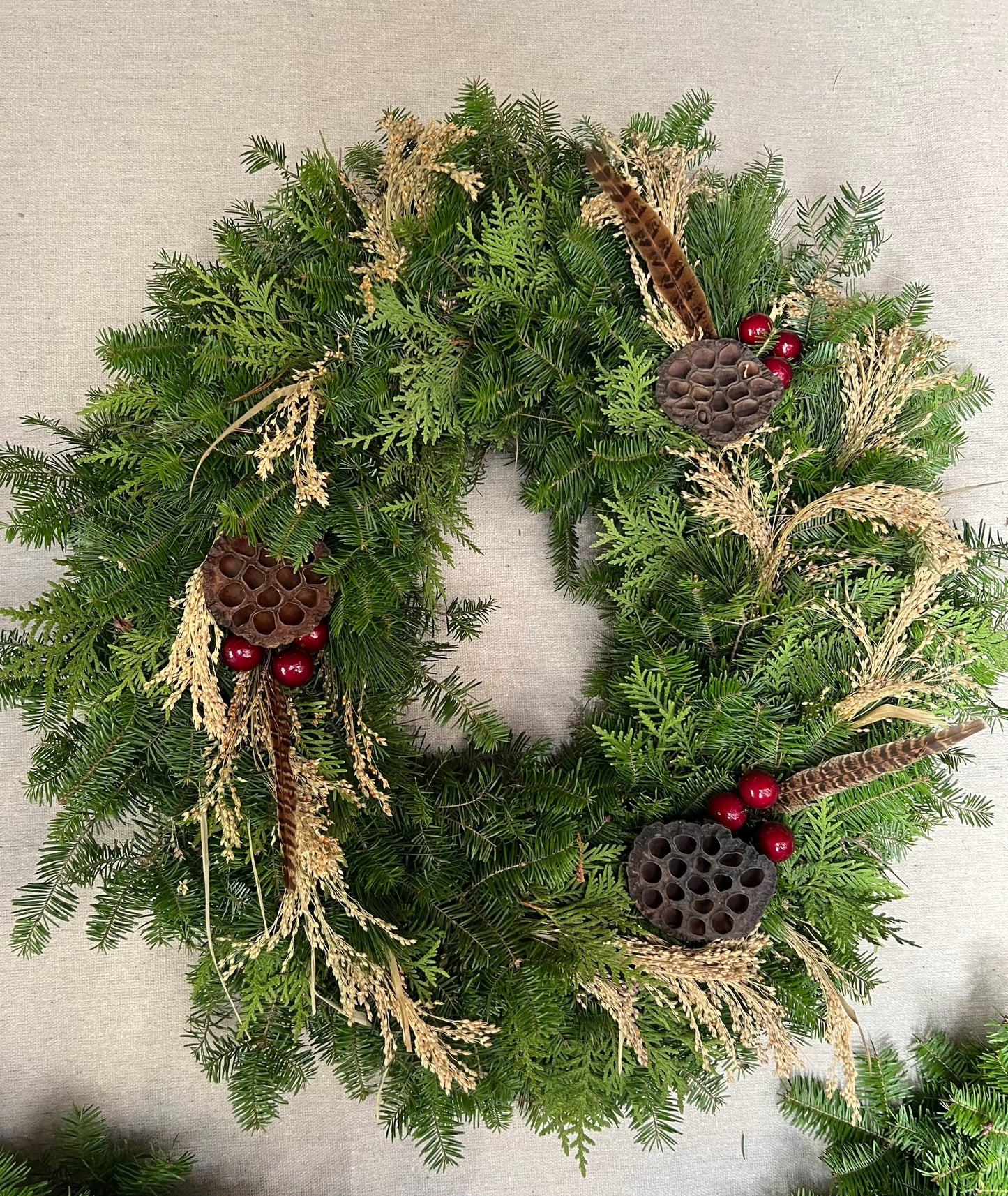 Handcrafted Wreath - 24" Decorated
