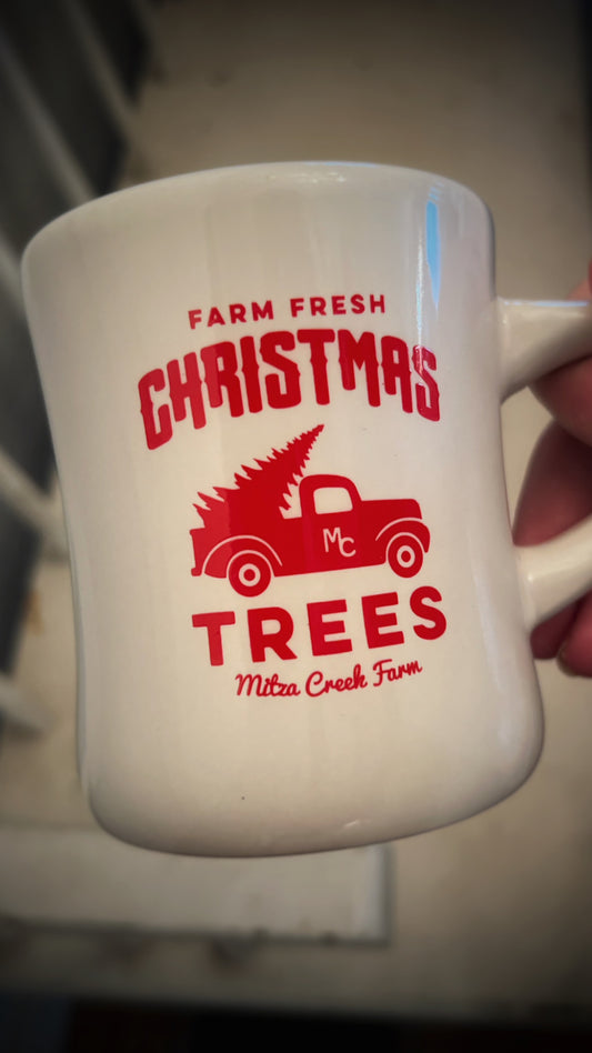 10 oz Tree Farm Ceramic Mugs