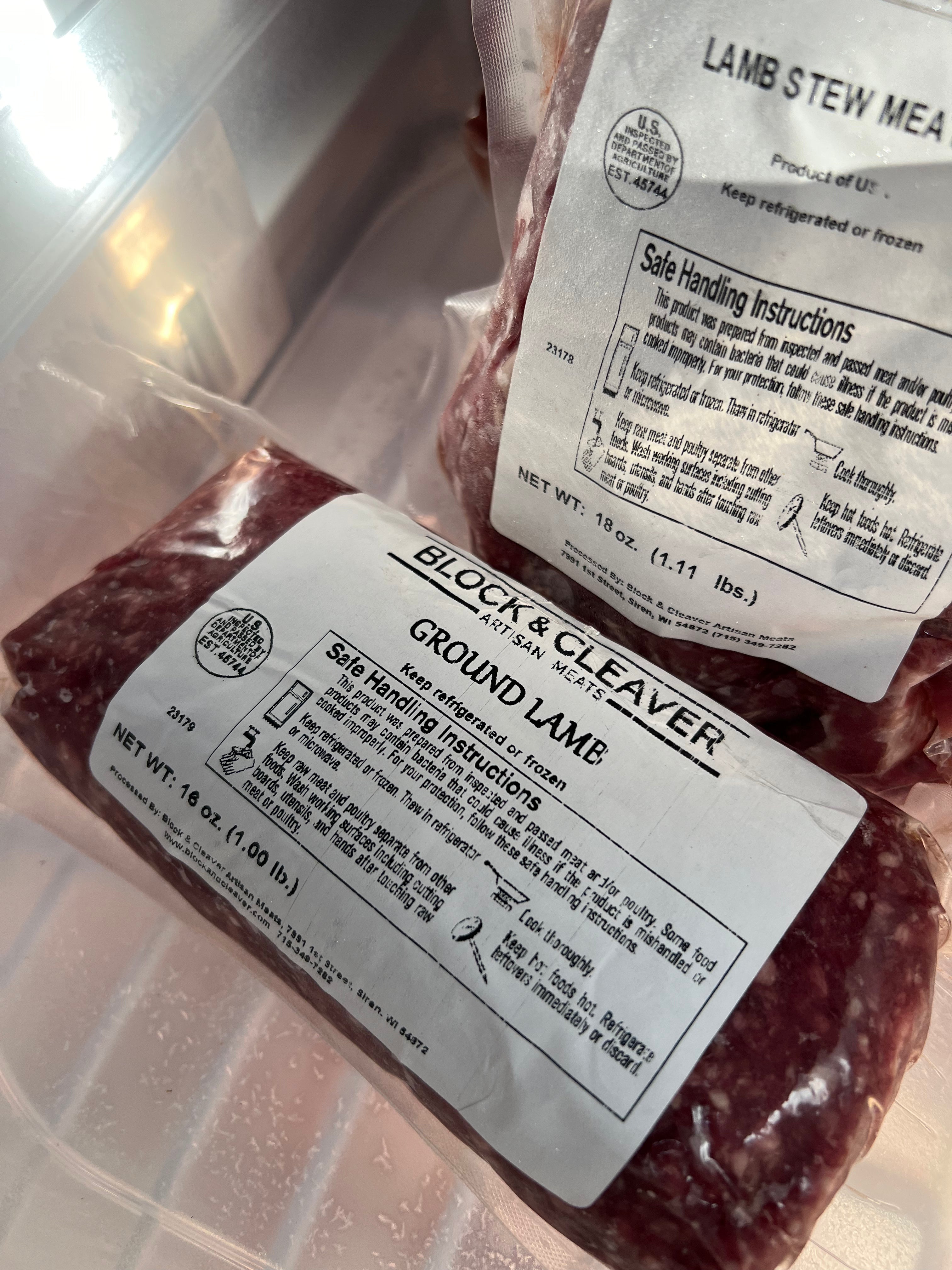 Ground Lamb Meat