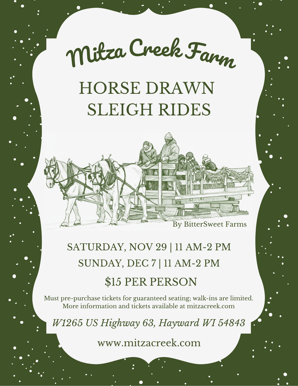 Horse Drawn Wagon Ride